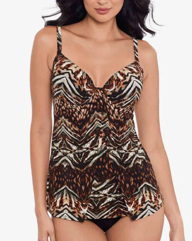 2024 Miraclesuit Tribal Tigress Gala Tankini Top - 6552281