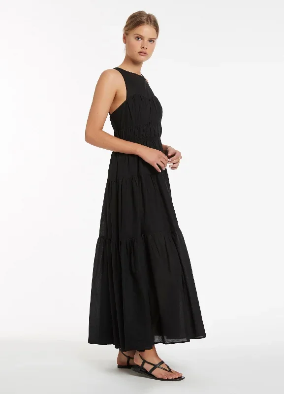 animale-tie-maxi-dress-j60935-black