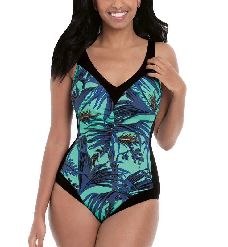 Anita Leaf Deluxe Tisa Slimming Support One Piece Swimsuit (7326)- Peppermint Green