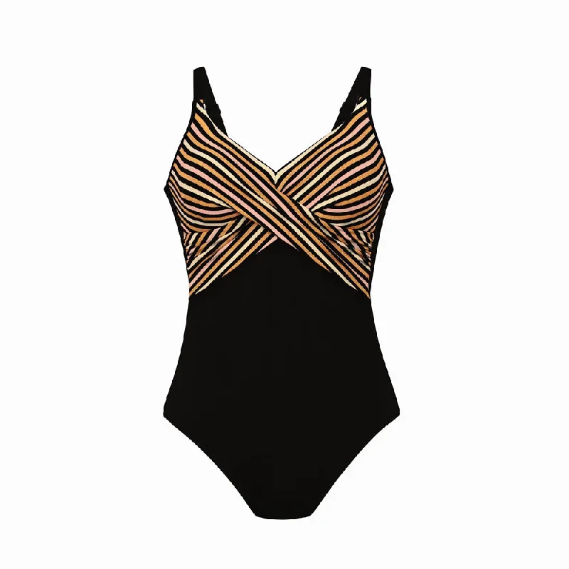 anita-swimwear-noy-black-gold-pink-stripe-one-piece-7232