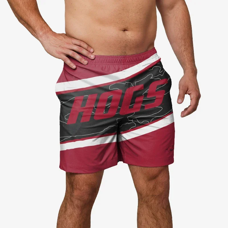 Arkansas Razorbacks Big Wordmark Swimming Trunks