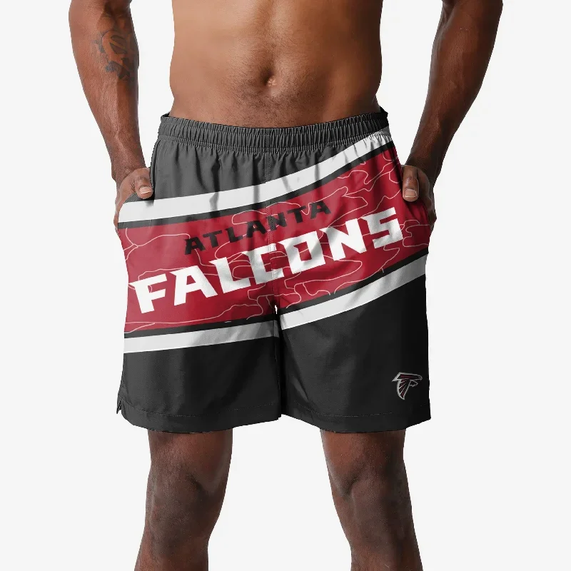 Atlanta Falcons Big Wordmark Swimming Trunks