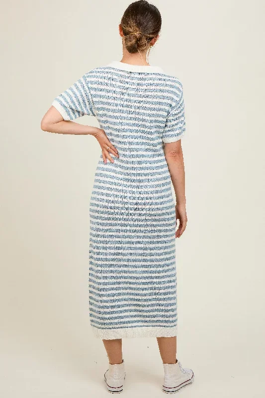 blue-collared-knit-maxi-maternity-dress