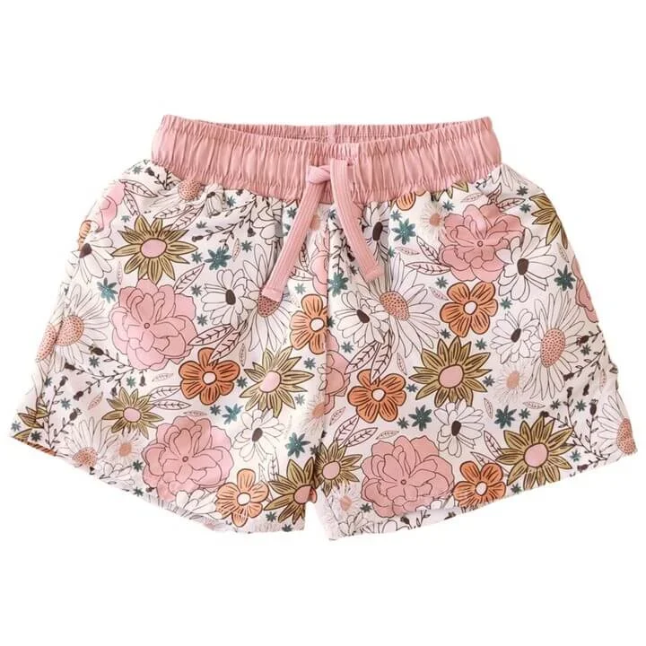 Boy's Swim Trunks | Boho Floral