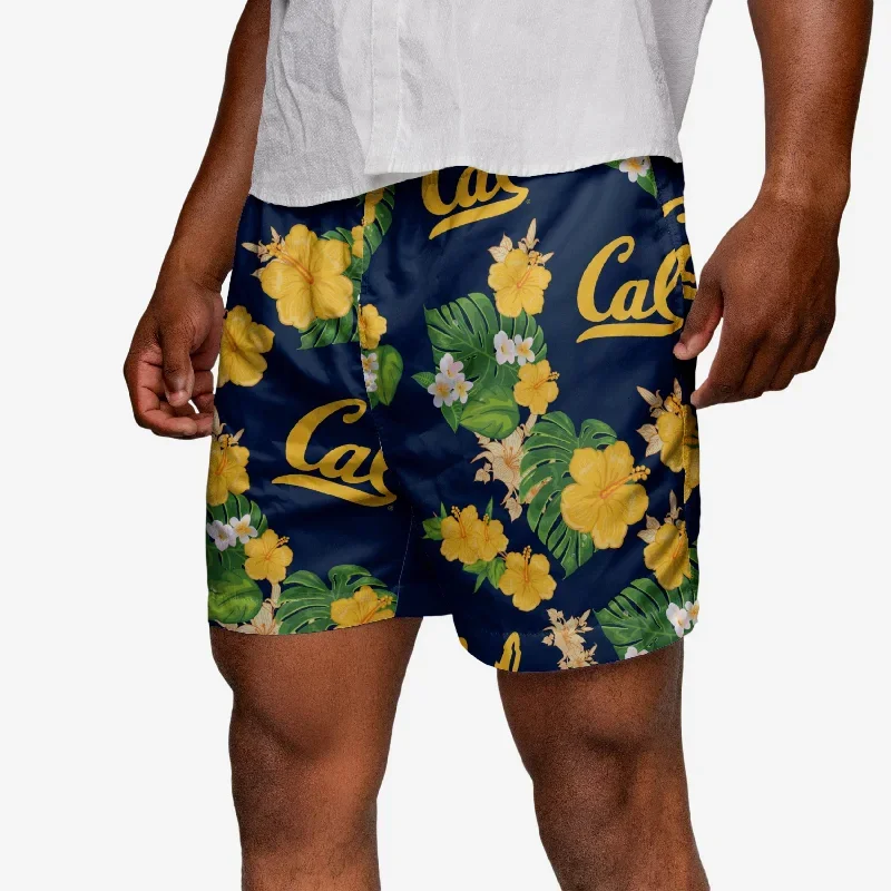 California Bears Floral Swimming Trunks