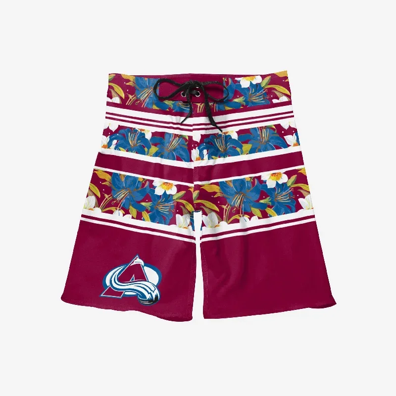 colorado-avalanche-floral-stripe-boardshorts