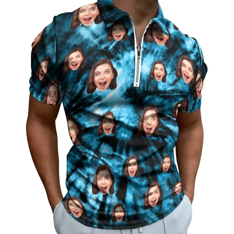 custom-face-blue-laser-mens-short-sleeve-polo-shirt-with-zipper-all-over-print-polo-shirt