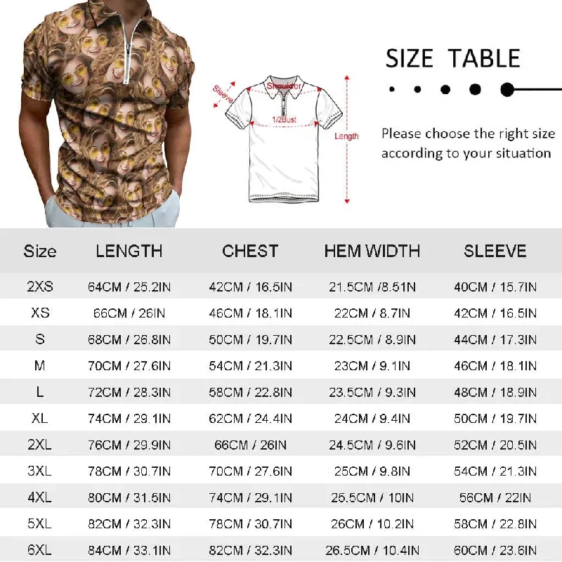 custom-face-sunflower-mens-short-sleeve-polo-shirt-with-zipper-all-over-print-polo-shirt