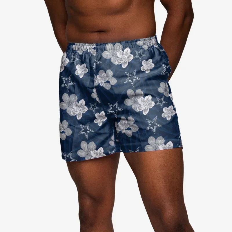 Dallas Cowboys Hibiscus Swimming Trunks