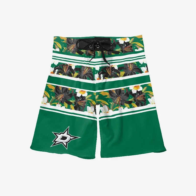 dallas-stars-floral-stripe-boardshorts