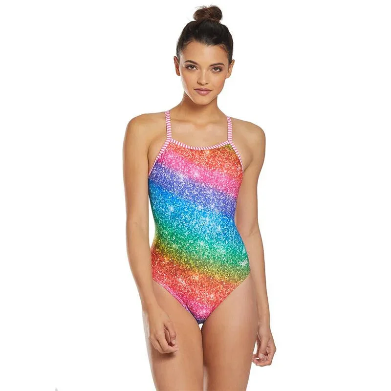 Dolfin Uglies Over The Rainbow V-2 Back One Piece