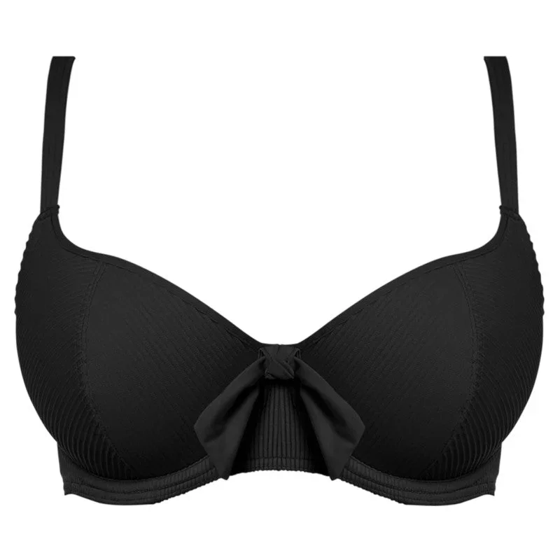 Nouveau Black Sweetheart Bikini Top - Freya Swim