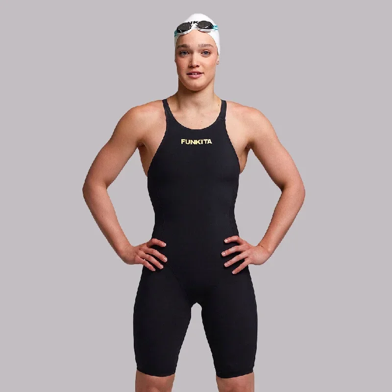 FUNKITA - Ladies Racing Swimsuit Apex Viper Kneeskin Black Attack