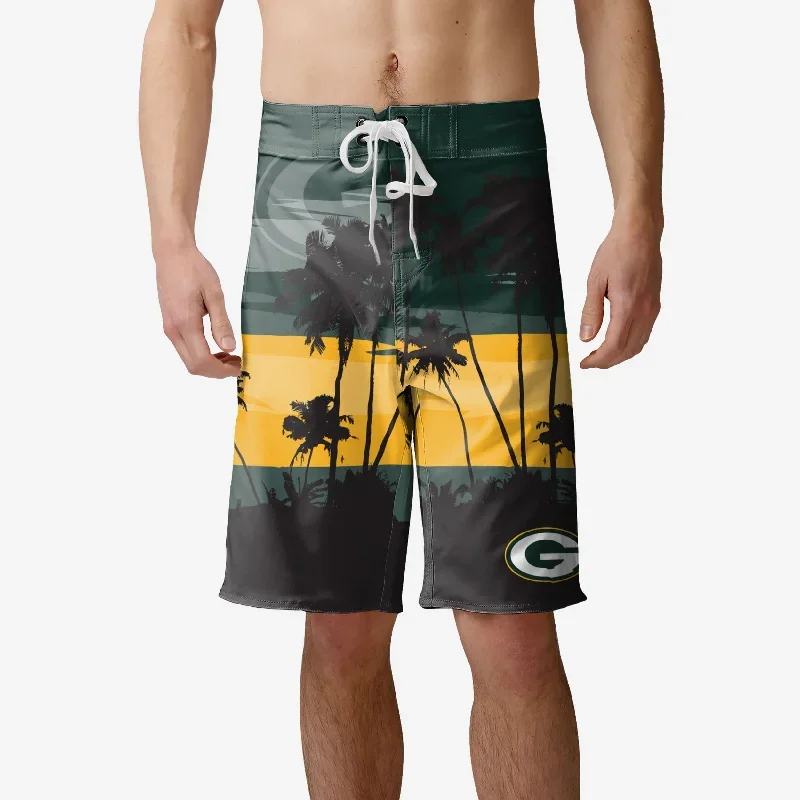 Green Bay Packers Sunset Boardshorts