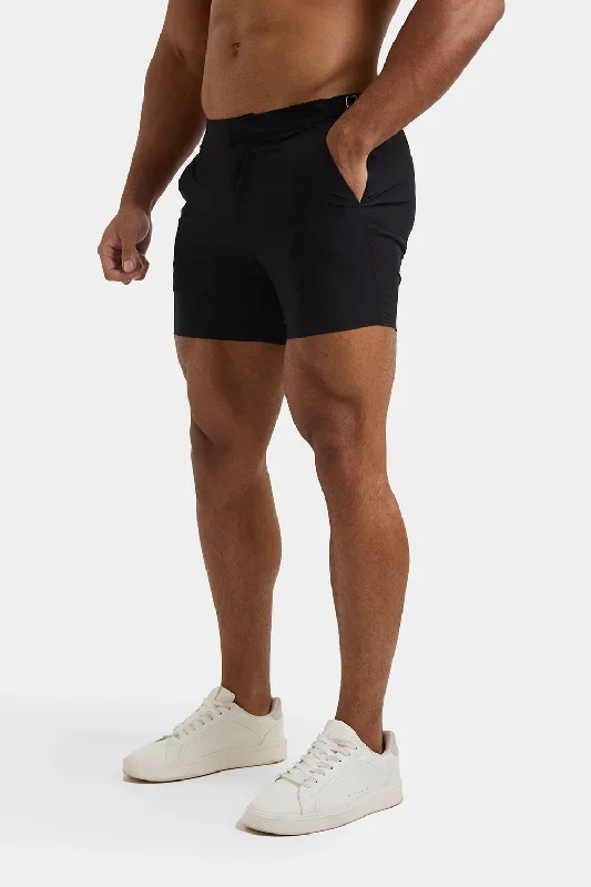 Hybrid Swim Shorts in Black