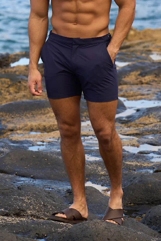 Hybrid Swim Shorts in Navy