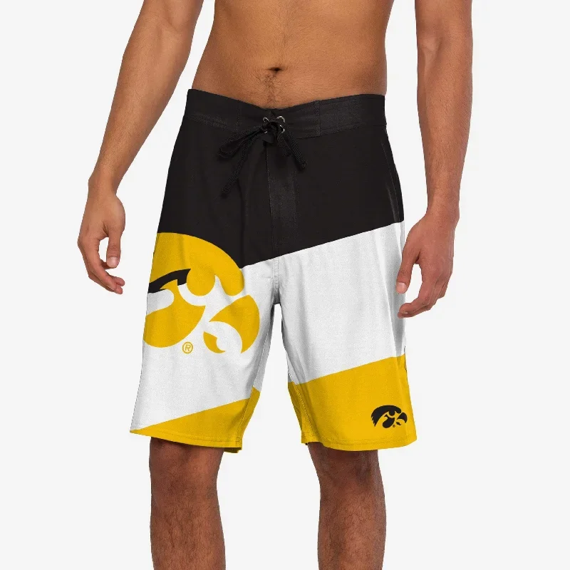 Iowa Hawkeyes Color Dive Boardshorts