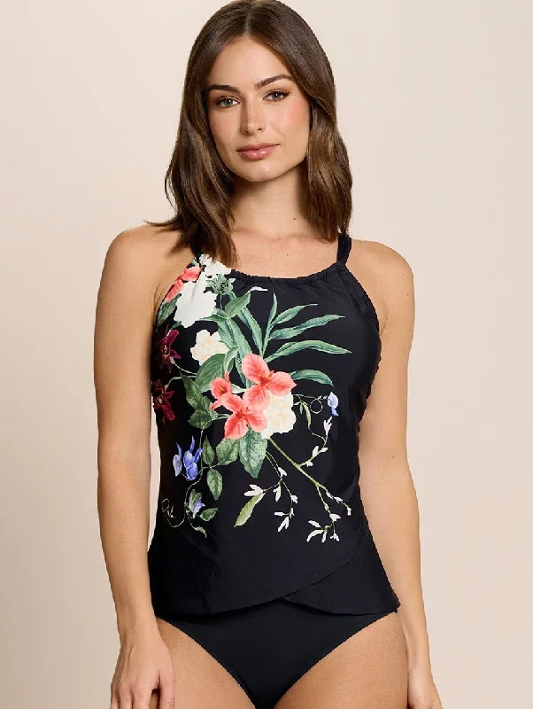 Jantzen Floral Fantasy Audrey Draped Tankini