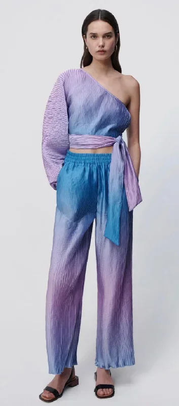 Jonathan Simkhai - Dante Ombre Coverup Pant - Lilac Ombre