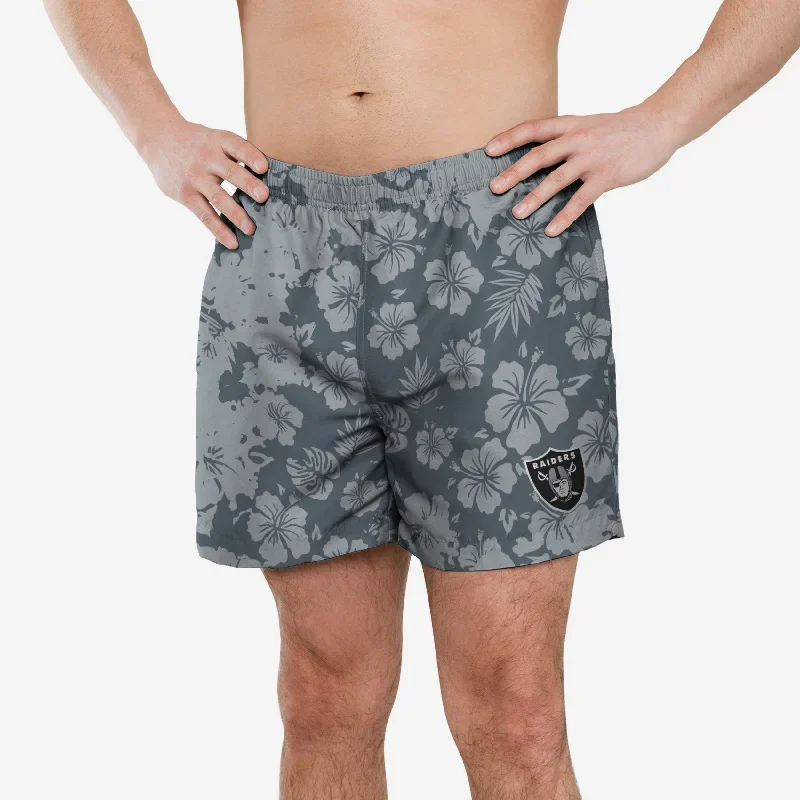 Las Vegas Raiders Color Change-Up Swimming Trunks