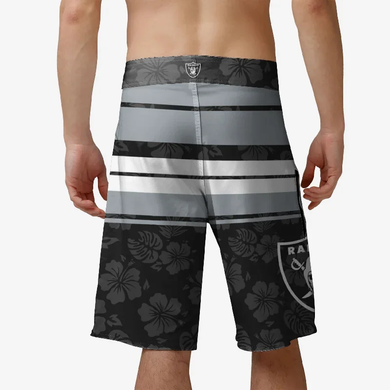 las-vegas-raiders-hibiscus-boardwalk-stripe-boardshorts