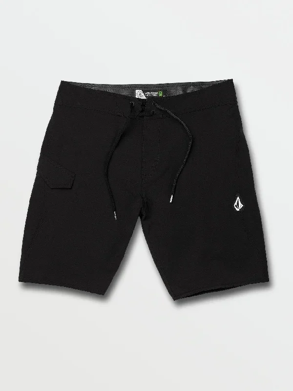 Lido Solid Mod-tech 20" Boardshort - BLACK