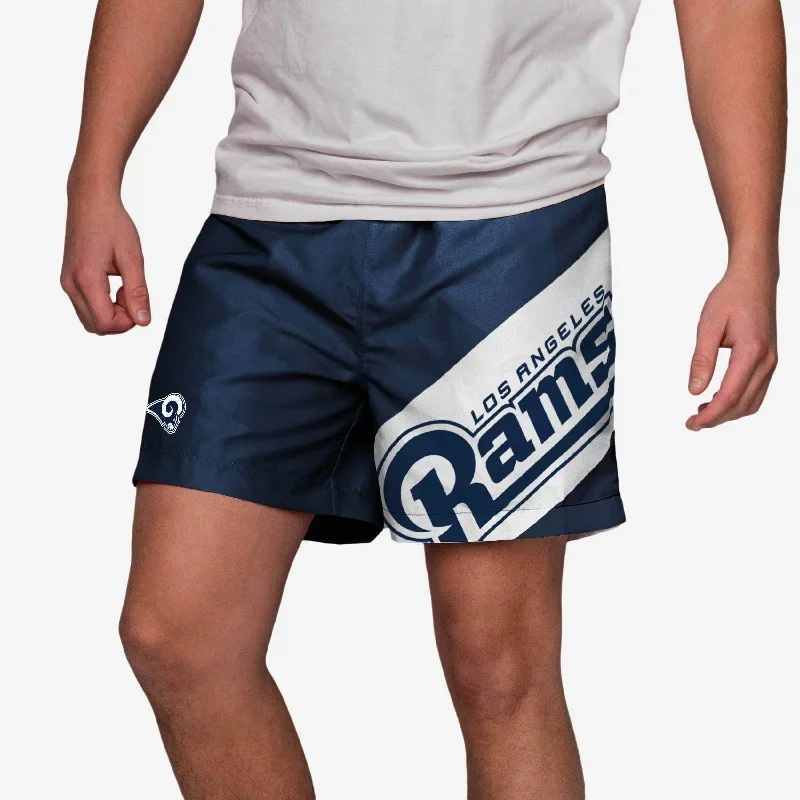 Los Angeles Rams Big Logo 5.5"" Swimming Trunks