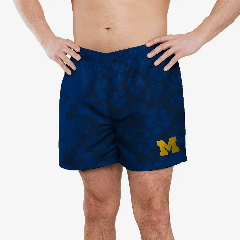 Michigan Wolverines Color Change-Up Swimming Trunks