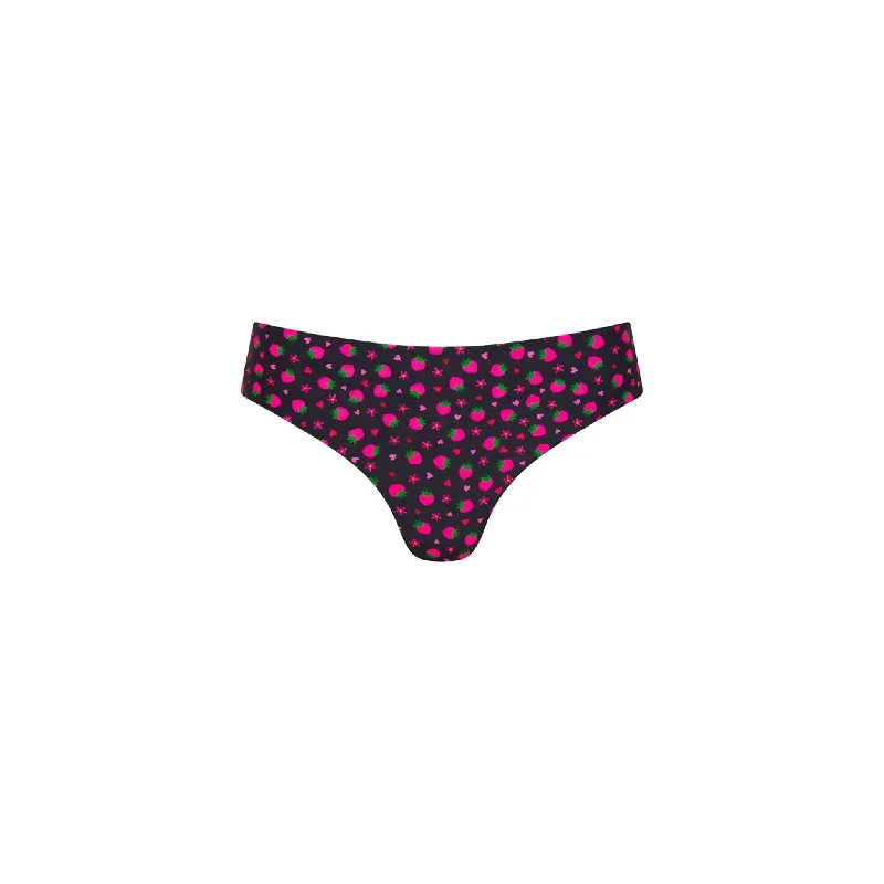 Mid-Rise Brazilian Bikini Bottom - Ruby Kisses