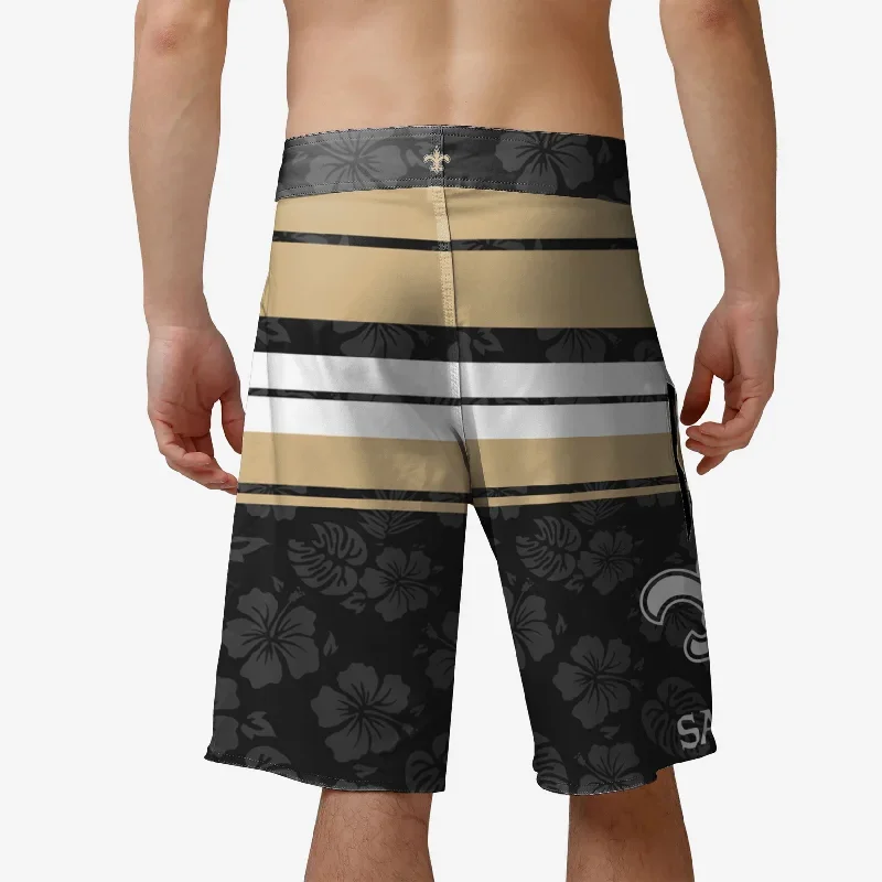 new-orleans-saints-hibiscus-boardwalk-stripe-boardshorts