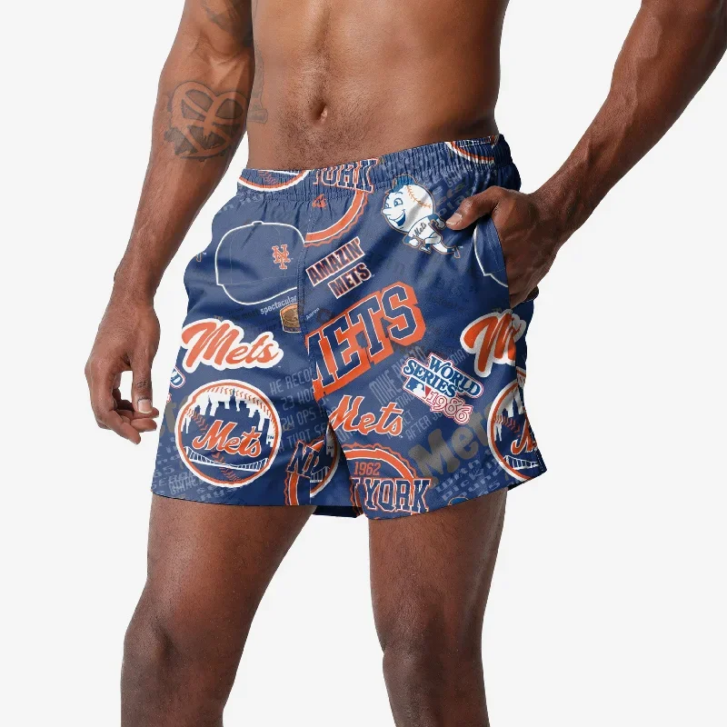 New York Mets Logo Rush Swimming Trunks