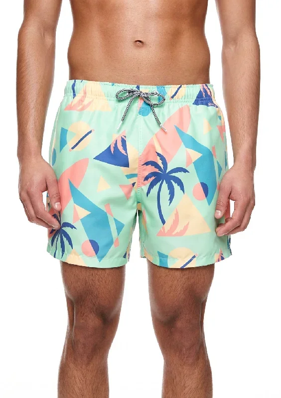 Overlay Mid Length Swim Shorts