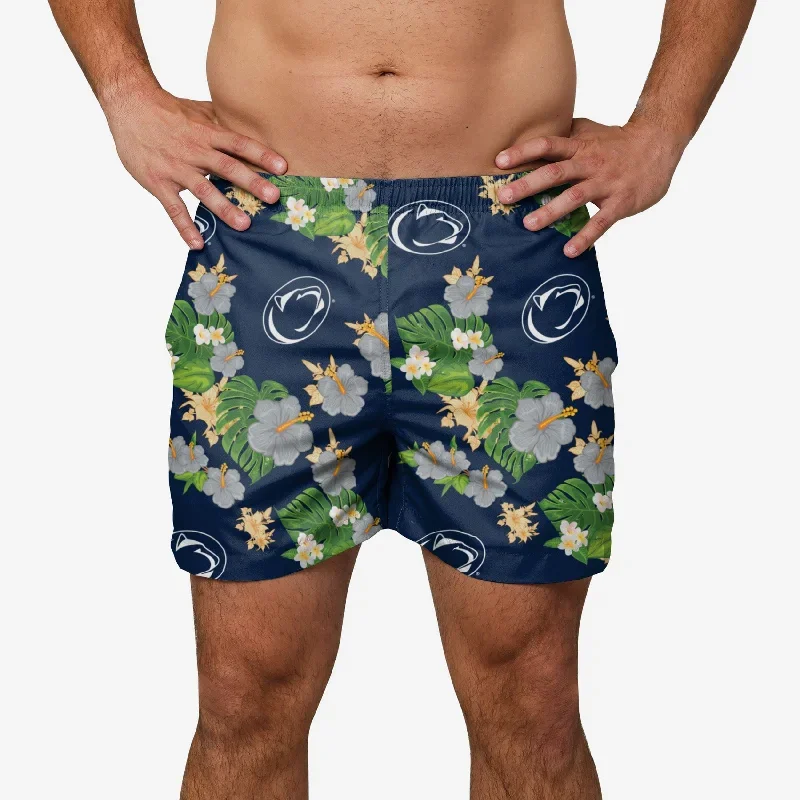 Penn State Nittany Lions Floral Swimming Trunks