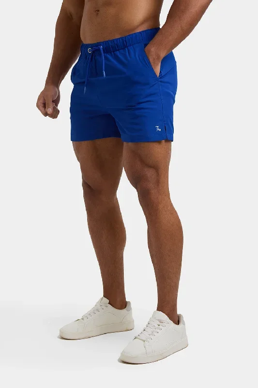 Plain Swim Shorts in Cobalt