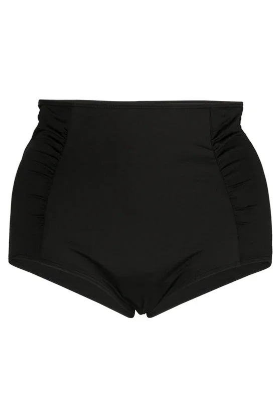 plus-size-swimwear-full-brief-black