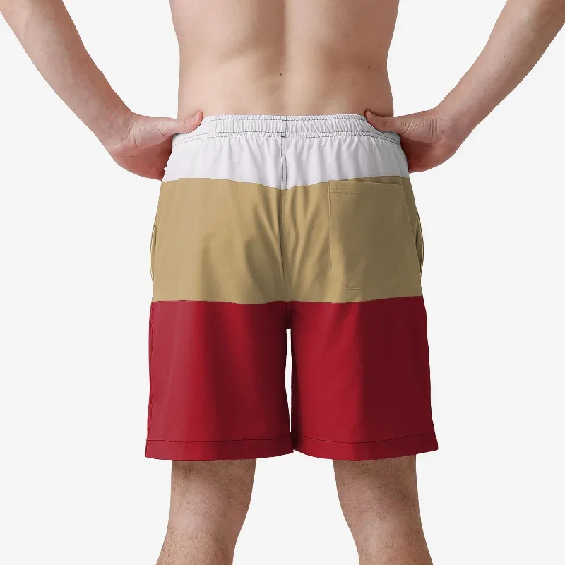 san-francisco-49ers-3-stripe-big-logo-swimming-trunks