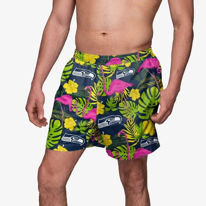 Seattle Seahawks Highlights Swimming Trunks