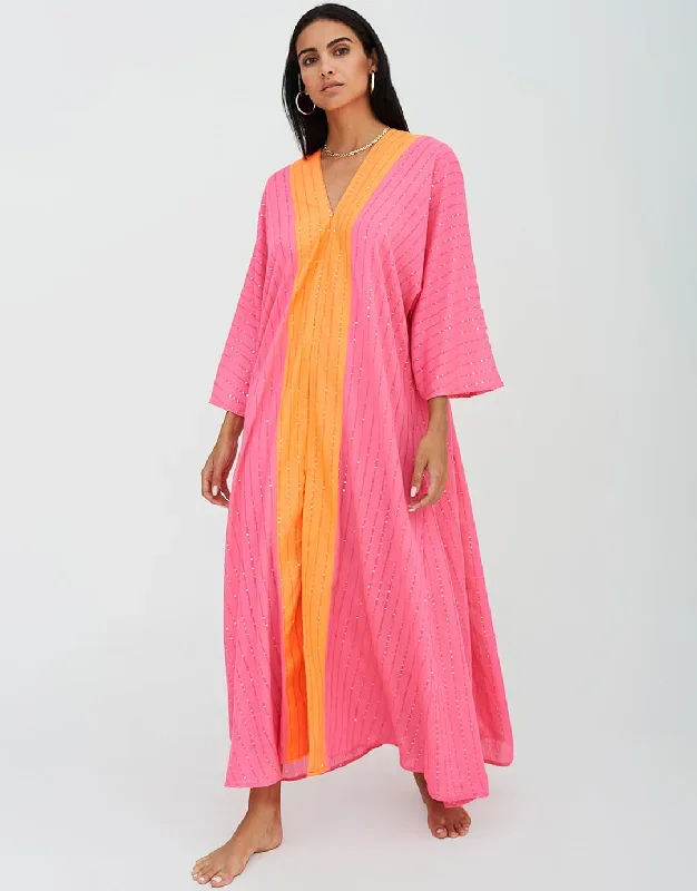 Sequin Kimono - Hot Pink