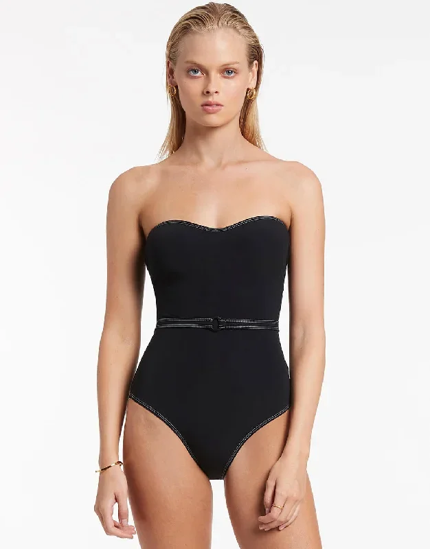 Signature Bandeau Swimsuit - Black