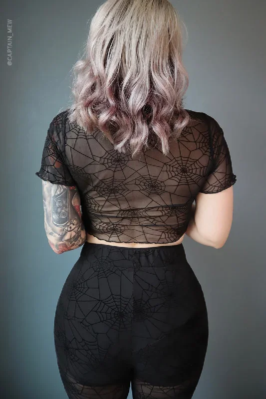 spiderweb-mesh-short-sleeve-top