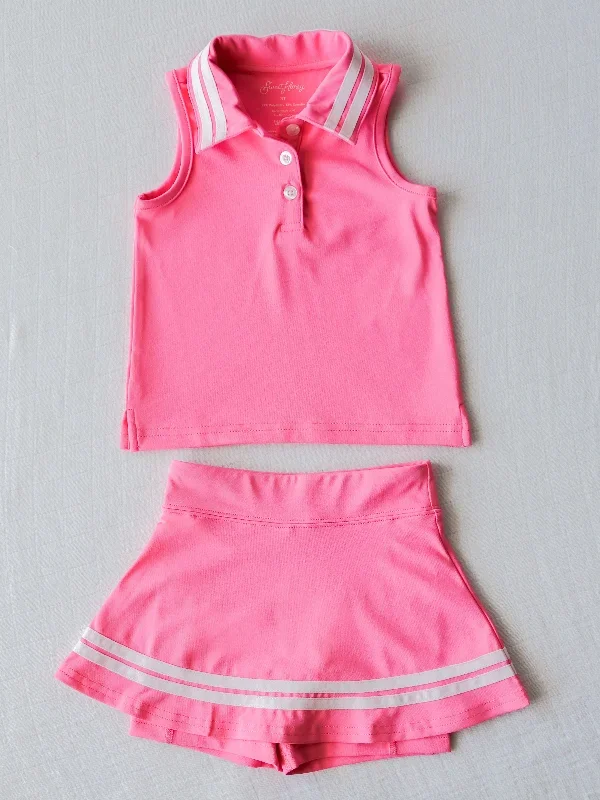 Tennis Set - Deep Pink