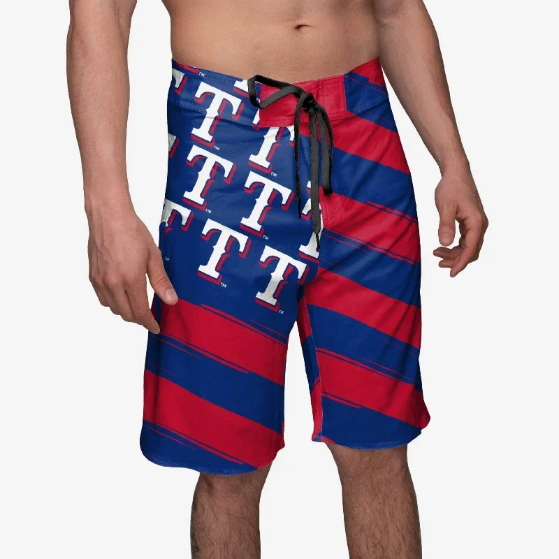 Texas Rangers Diagonal Flag Boardshorts