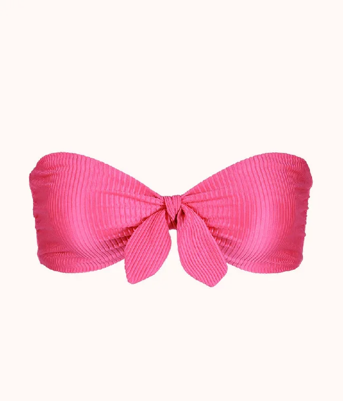 the-swim-ribbed-tie-front-bandeau-magenta