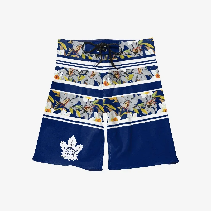 toronto-maple-leafs-floral-stripe-boardshorts