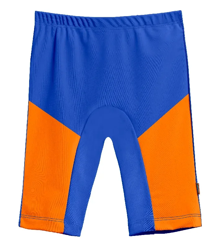 Unisex UPF 50+ Color Block Swim Jammer