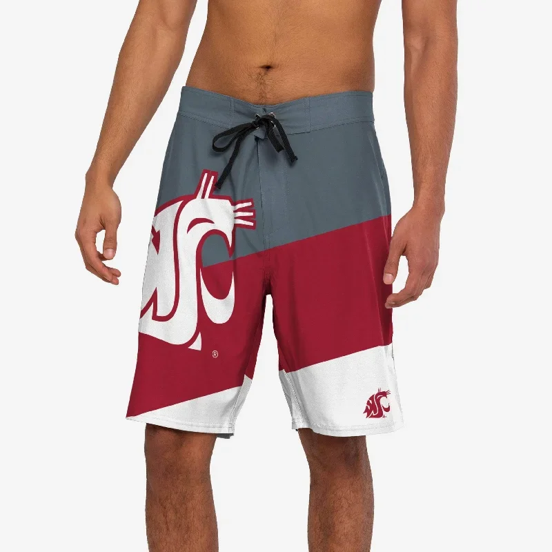 Washington State Cougars Color Dive Boardshorts