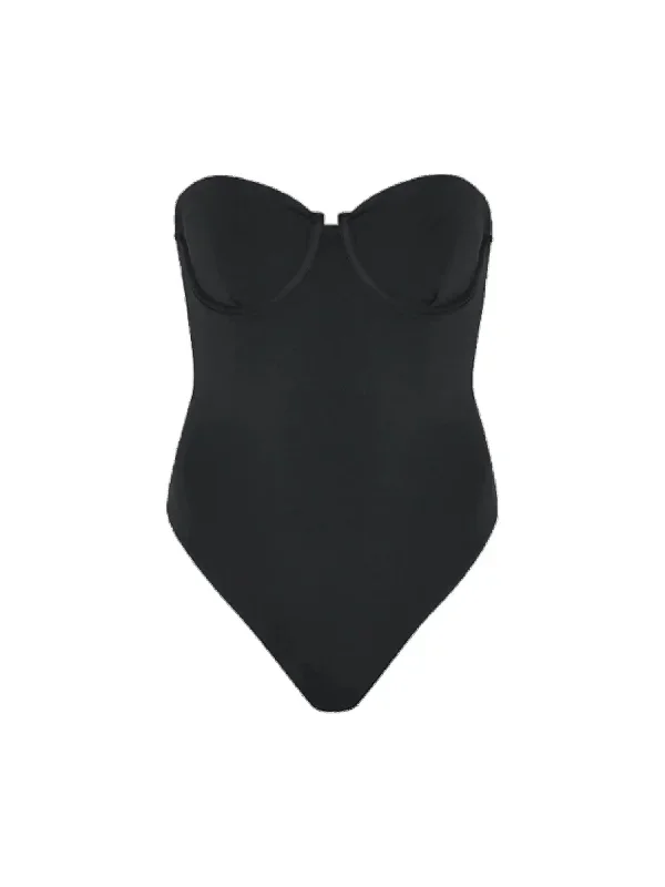 Women's Underwire Bralette One Piece In Black